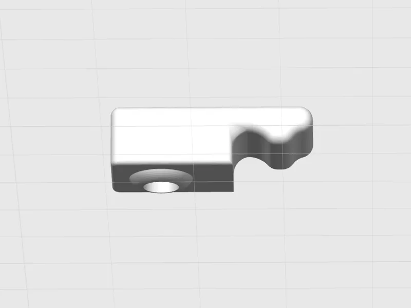 Shower Door Lock / Clip Fix (Custom Rail Catch)