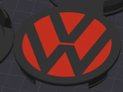 VW center cap 66.1 mm