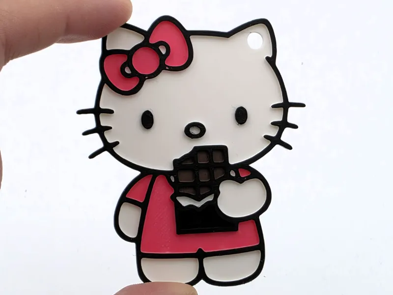 Portachiavi Hello Kitty con Cioccolato