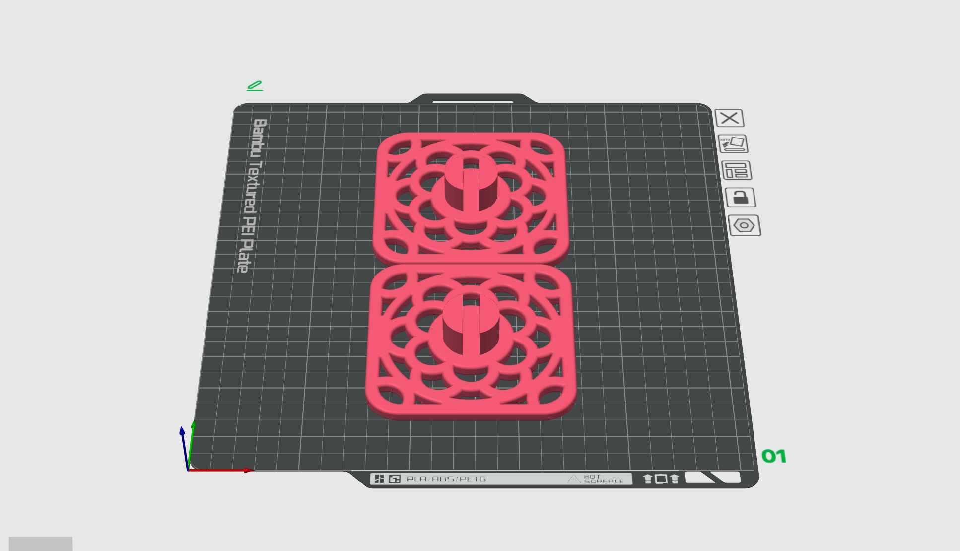 Miniatura 3 do modelo 3D Flower Bobbin/Spool