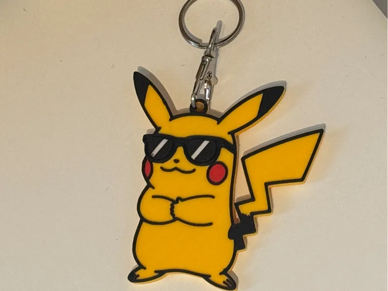 Smooth Pikachu Keychain