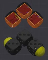 Jeu de dés truqués — set de 3 — photo 3