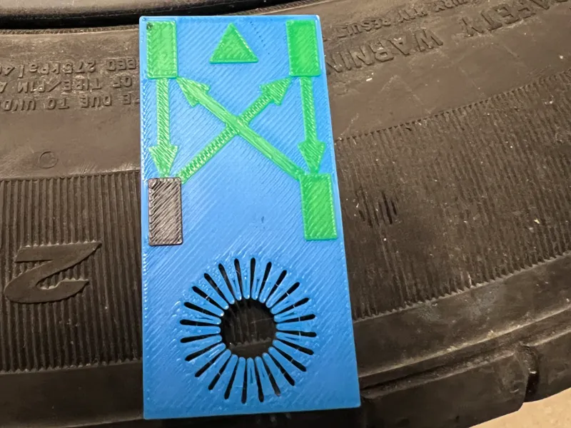tire tag for winter/summer storage