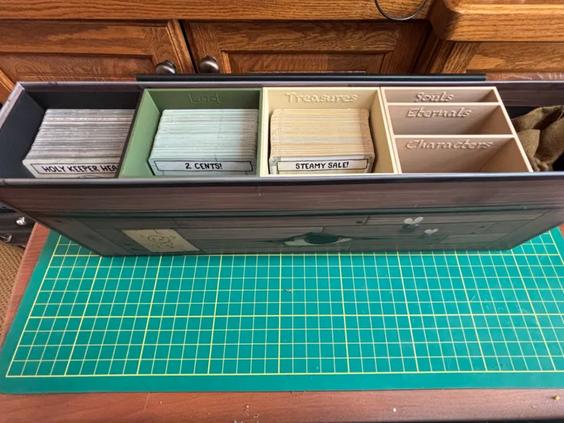 Binding of Isaac Board Game Bins