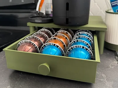 Nespresso Stand with Storage Drawer