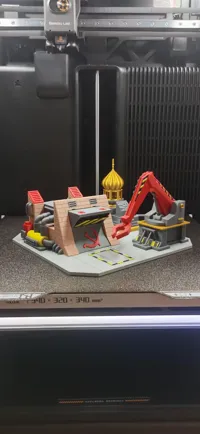A1 mini版，地台分割为四块