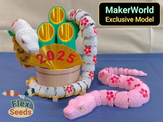 Flexi Blossom Snake and Kadomatsu Stand Set