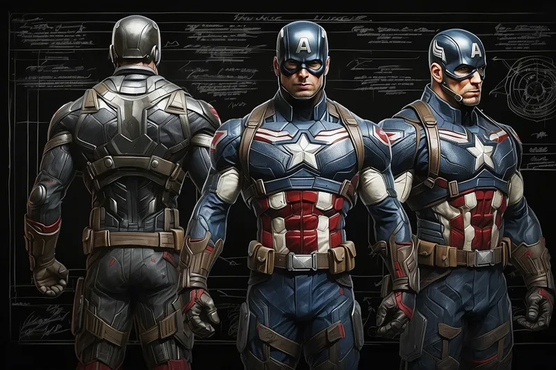 Captain America HueForge