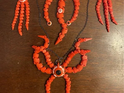 Slithering Eyes Jewelry Set