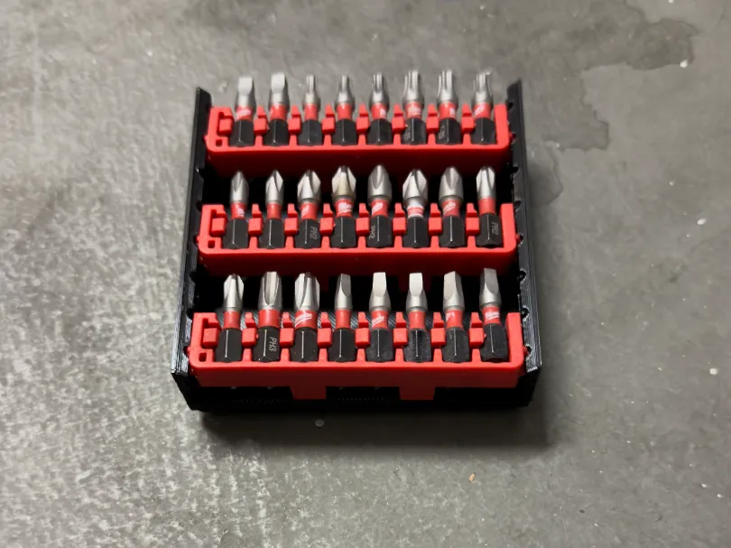 Frem Bit Shockwave bit Holder Gridfinity - 2x2/2x3 - Free 3D Print Model ...