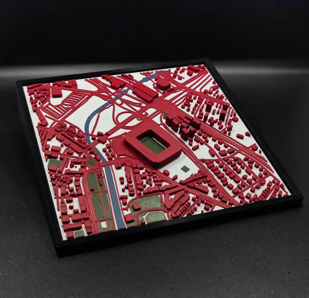 Şükrü Saracoğlu Stadium Fenerbahçe 3D Miniature by sh85_Printing ...