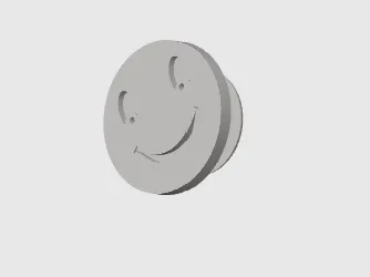 Smiley Face Croc Charm
