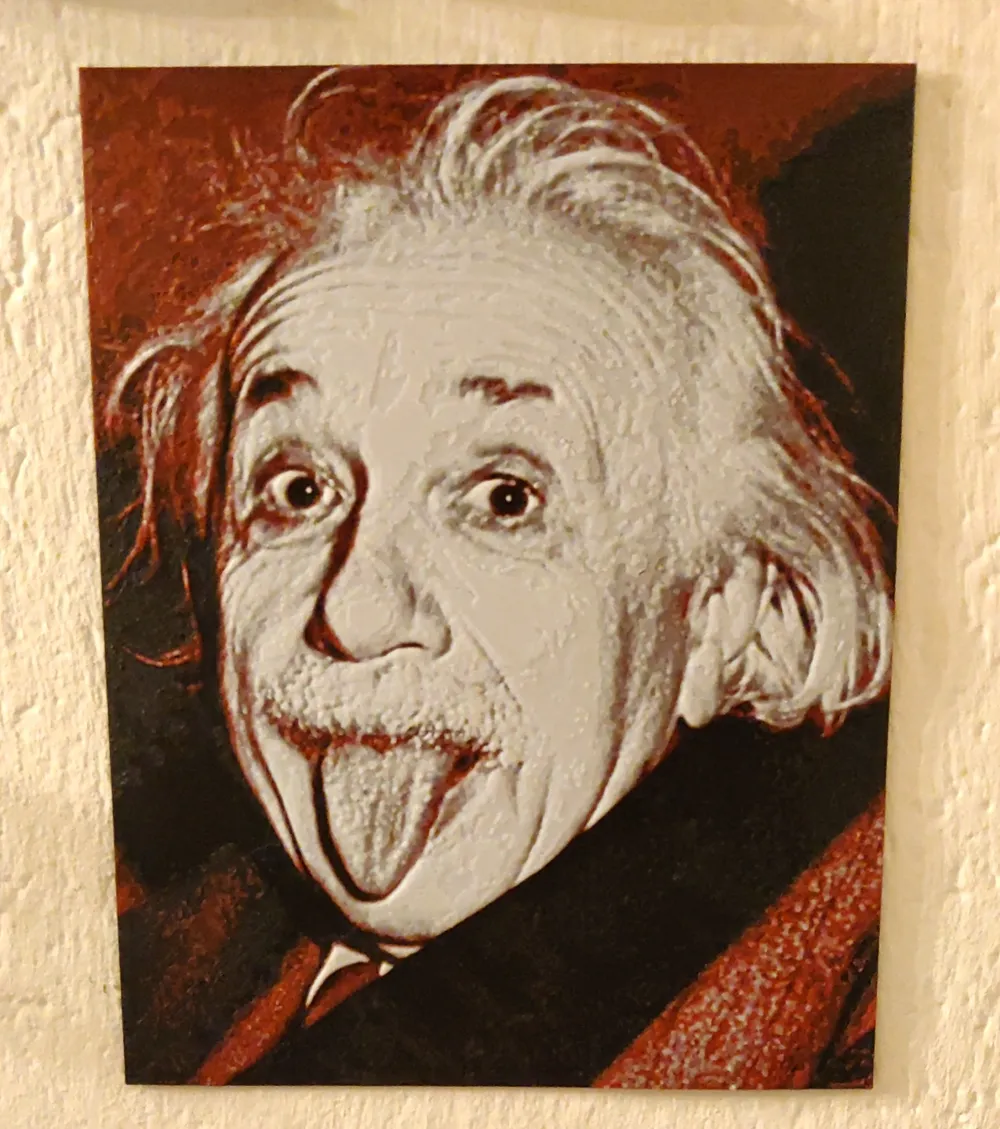 Mark Renton Artist hueforge Albert Einstein by Mark Renton - MakerWorld