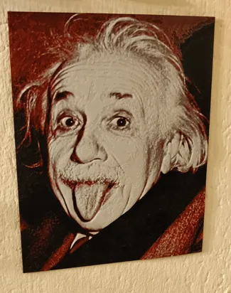 hueforge Albert Einstein