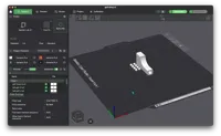 2 walls, 13% infill, 3d honey comb, no supports