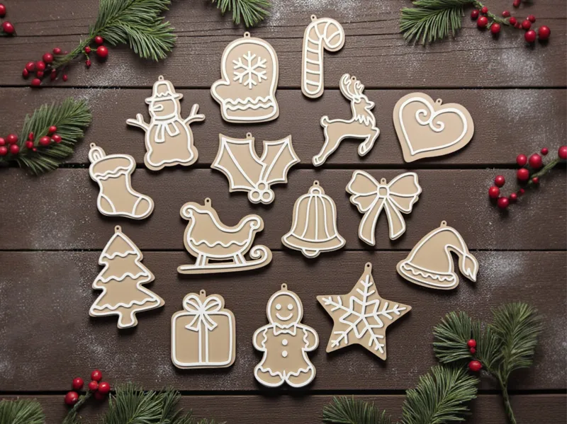 Gingerbread Christmas Ornaments  