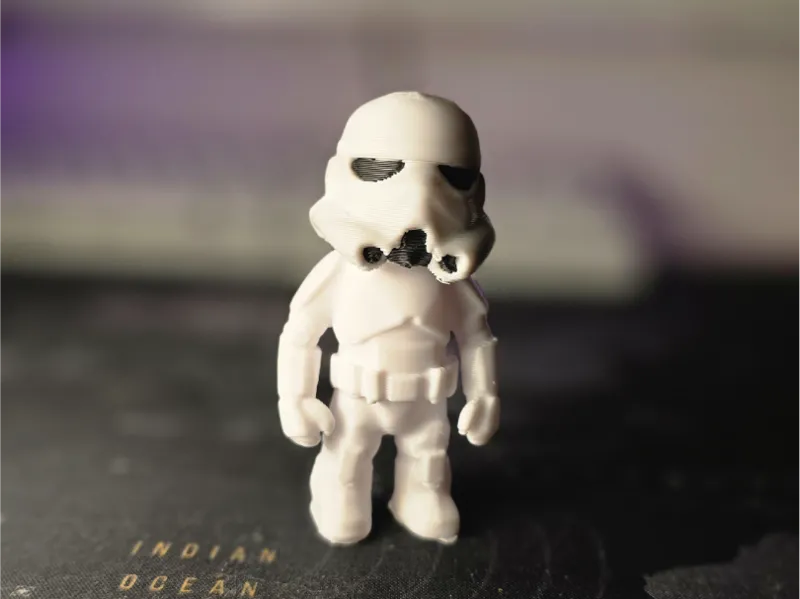 cute realistic stormtrooper from Star wars
