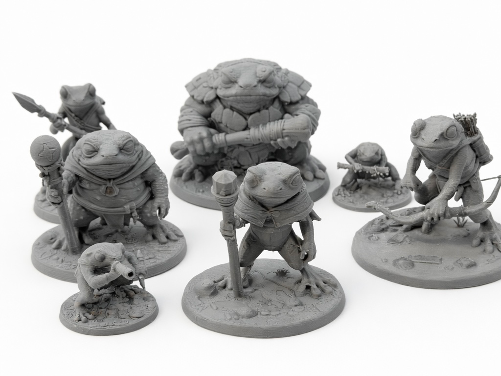 The Mirebound Seven — Frog Adventurers