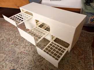 Home Racker + Gridfinity 3x3 cassetti 83x26x38 cm