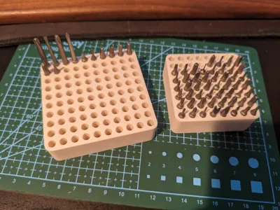 4mm Bit Storage Holder with Deep Round Slots