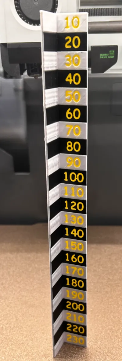 measure -plate height BAMBULAB X1/P1/P1P
