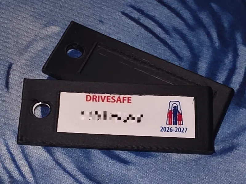 Waramps Drivesafe Keytag case
