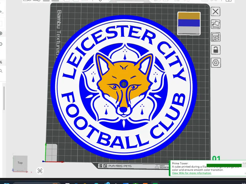 Leicester City FC Clock Face 