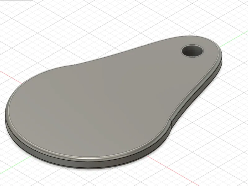 1 euro keychain