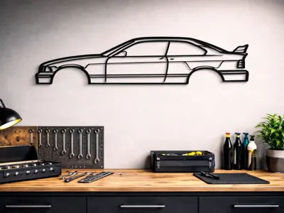 BMW e36 WallArt
