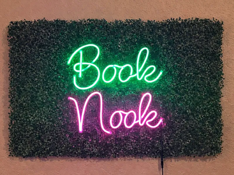 Book Nook Neon Sign