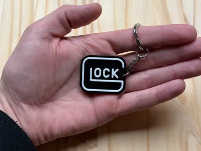 Glock Logo Keychain
