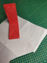 Tampon cœur à imprimer en une pièce — photo 3