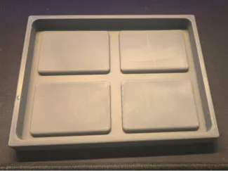 Negativ Silikonform für Keramik Magnete
