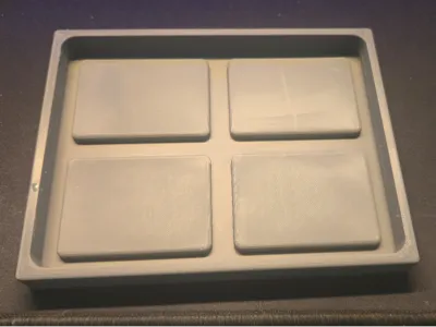 Negative Silicone Mold for Ceramic Magnets