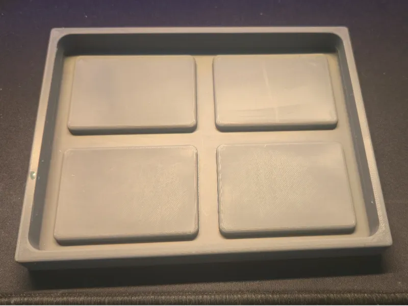Negativ Silikonform für Keramik Magnete