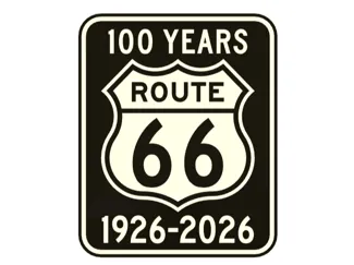 Route 66 -- 100 Years Sign