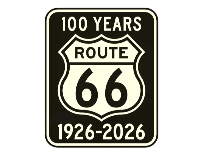 Route 66 -- 100 Years Sign