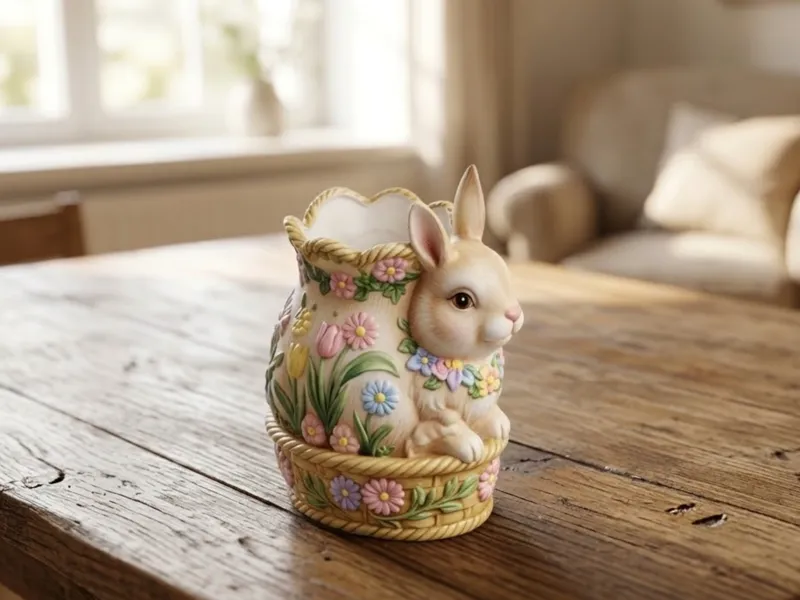 Paintable Easter Garden Vase