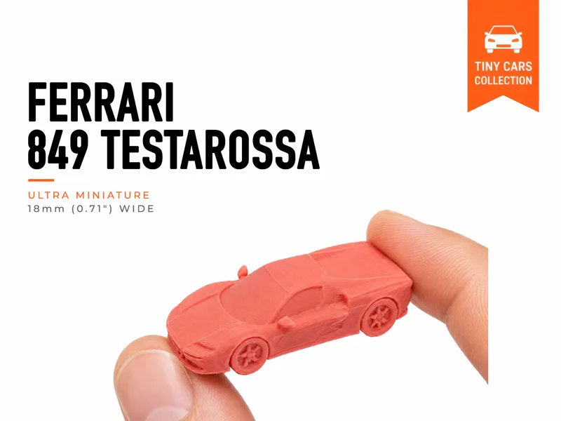 Tiny Ferrari 849 Testarossa - Mini Cars Series