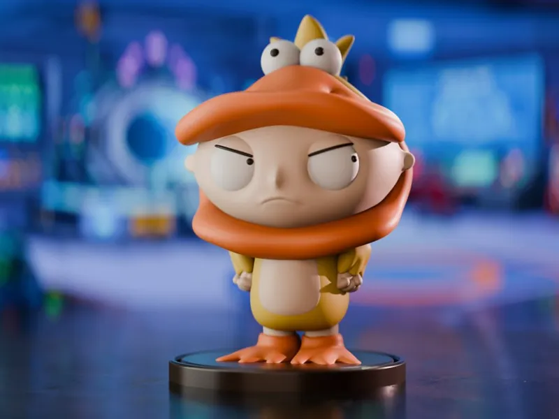Family Guy Stewie Griffin in Duck Costume Figurine