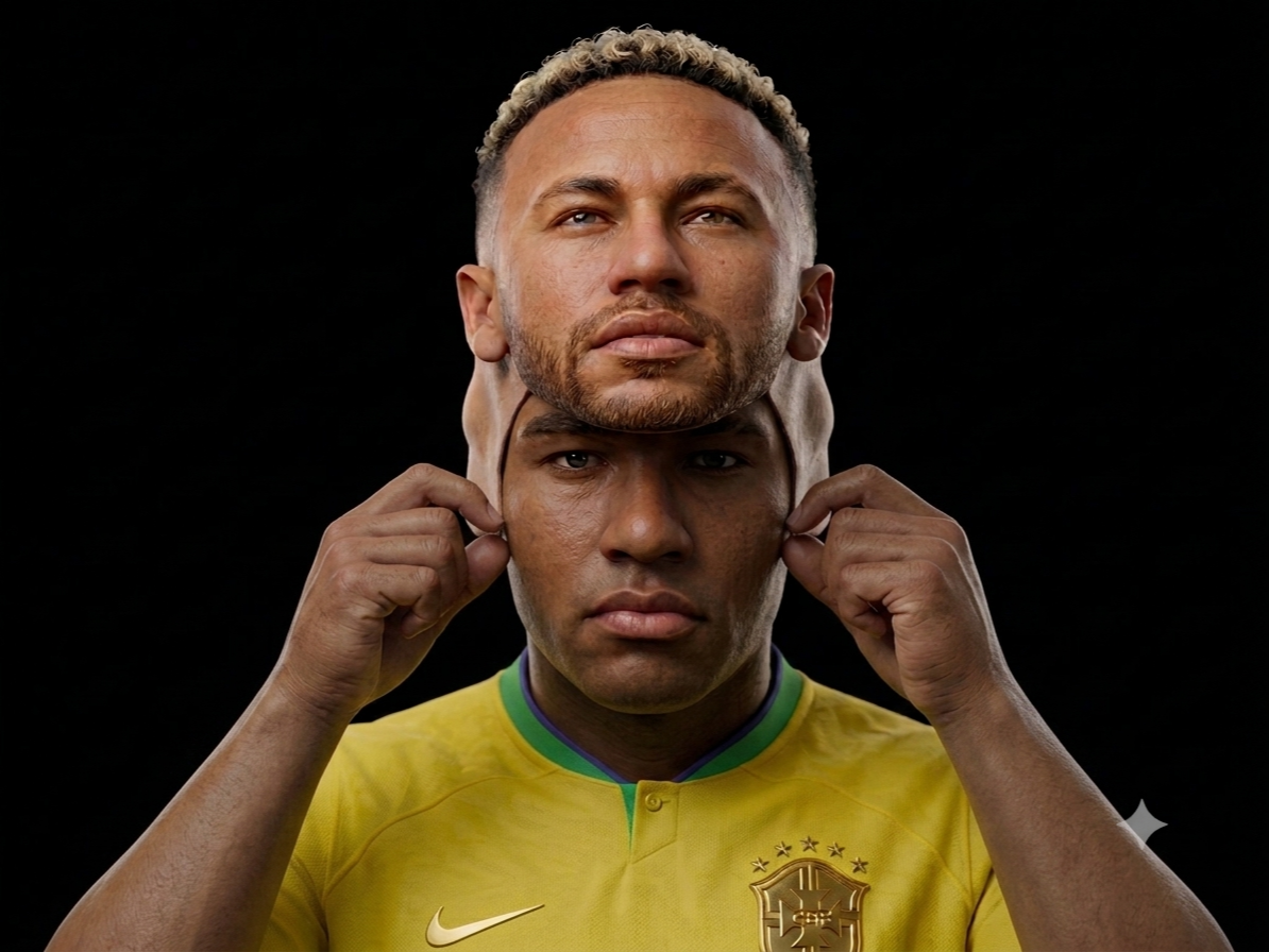 Chaveiro Endrick Neymar – Máscara Brasil
