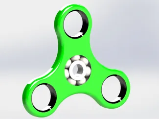 Fidget Spinner - Print In Place - only 9 g/25min