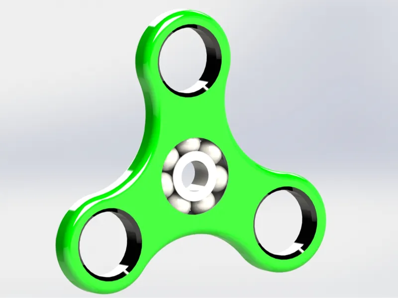 Fidget Spinner - Print In Place - only 9 g/25min