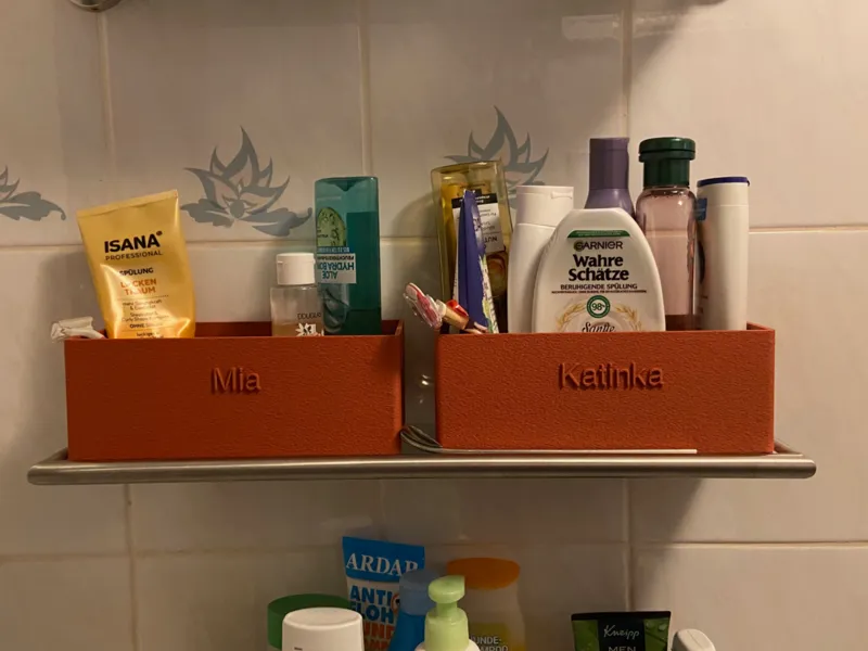 Customizable Shower Organizer with Water Drainage