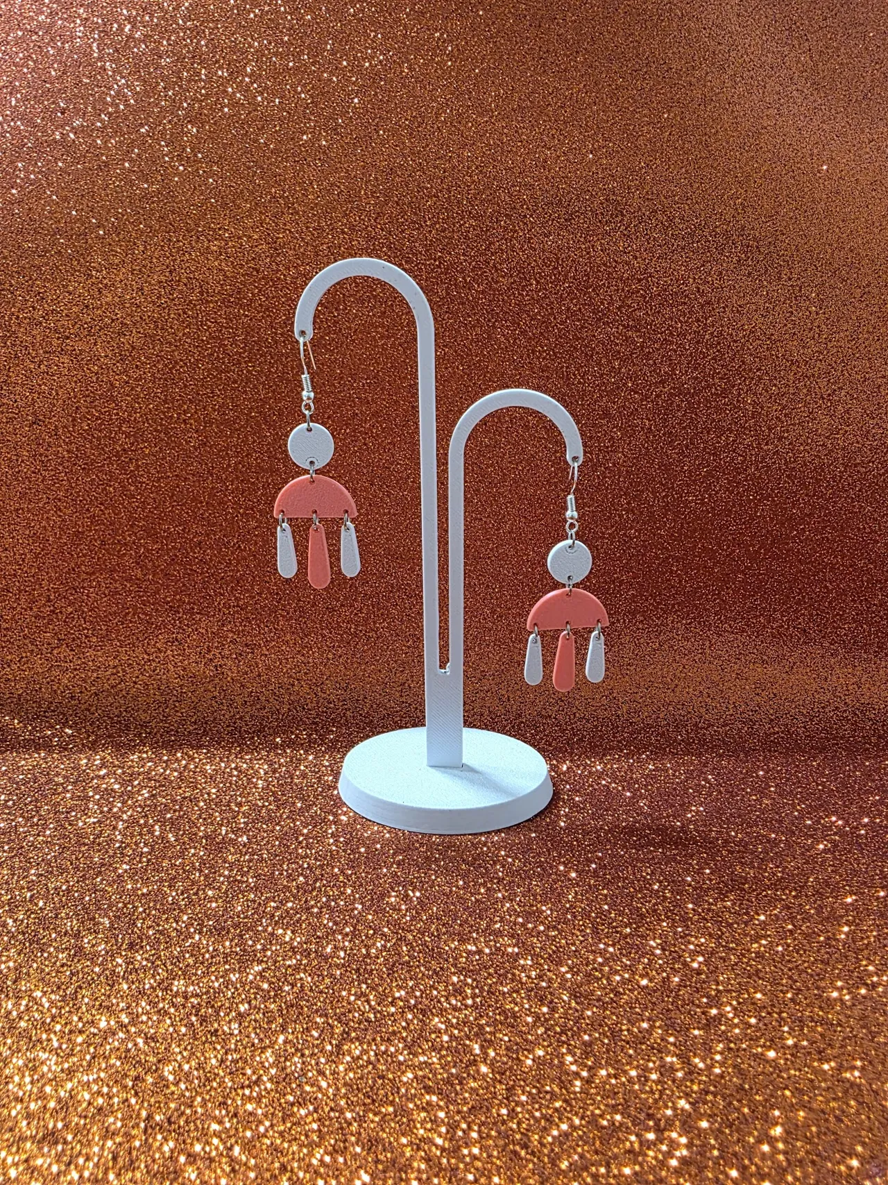 Geometric shapes v2 earrings view 4