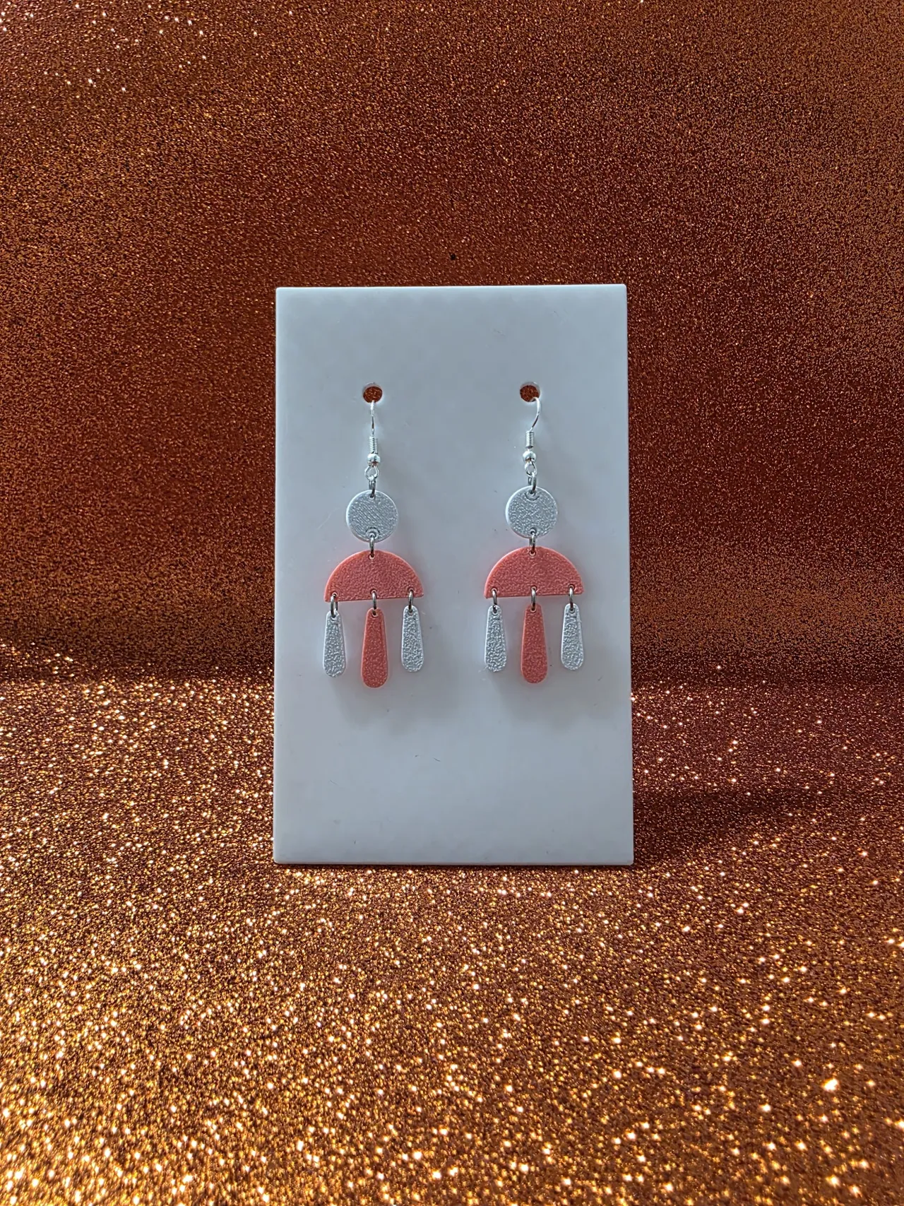 Geometric shapes v2 earrings view 2
