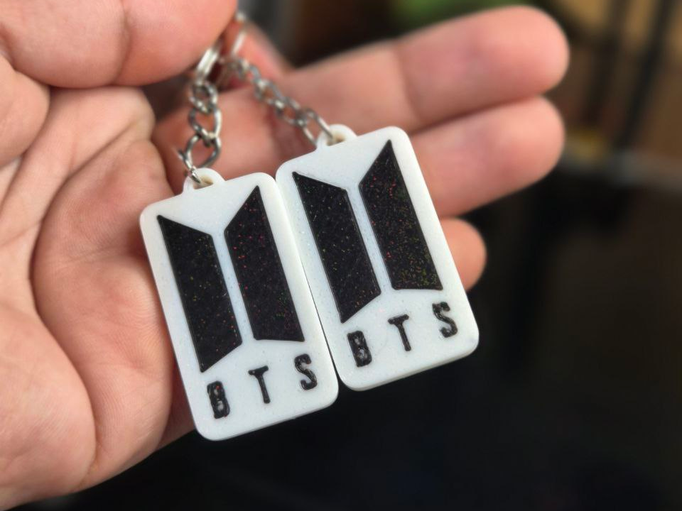 BTS/ARMY double sided keychain