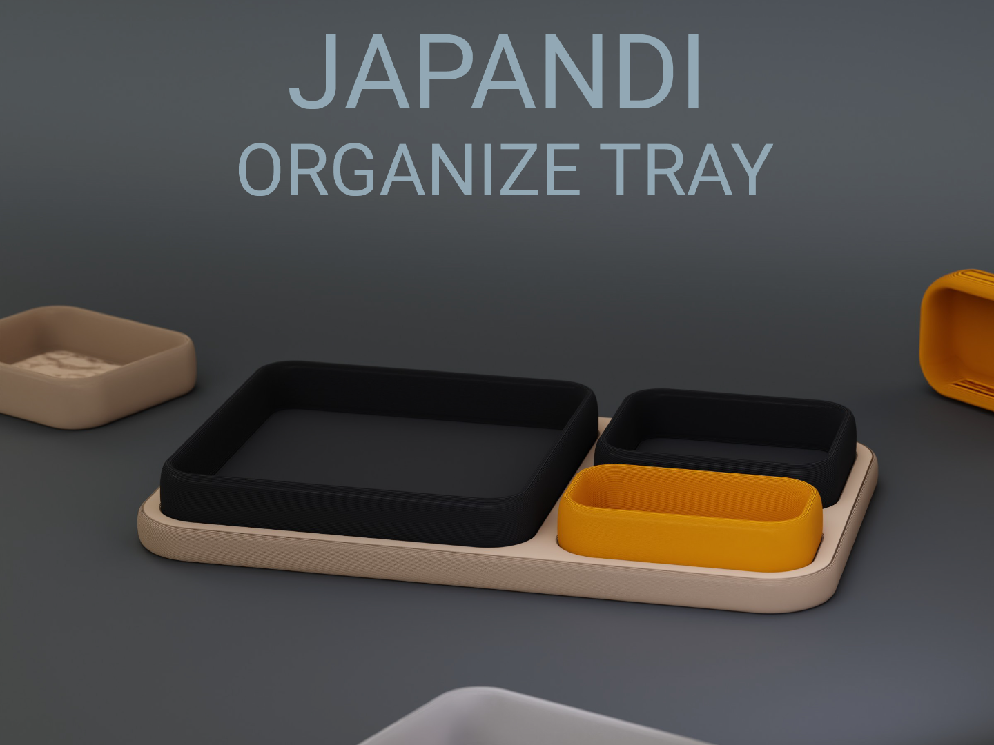 Japandi Organizer Tray