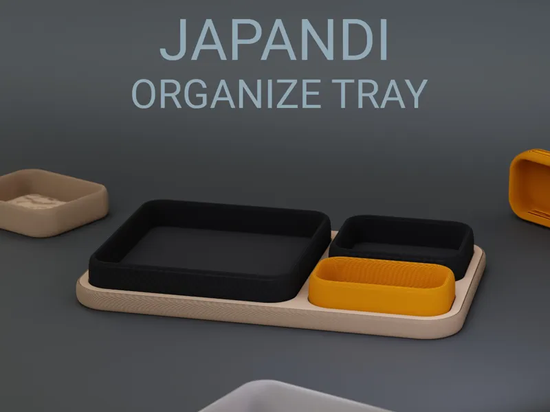 Japandi Organizer Tray
