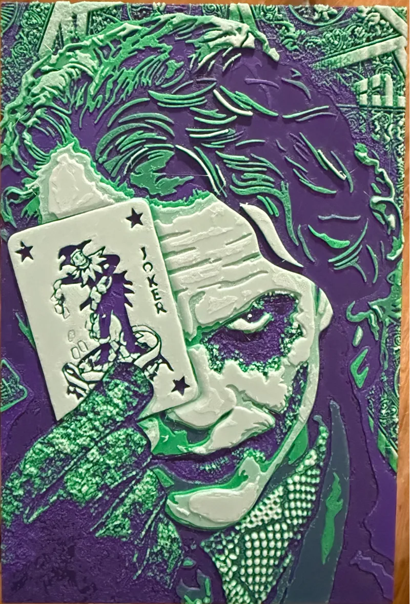 Joker Heath Ledger Hueforge